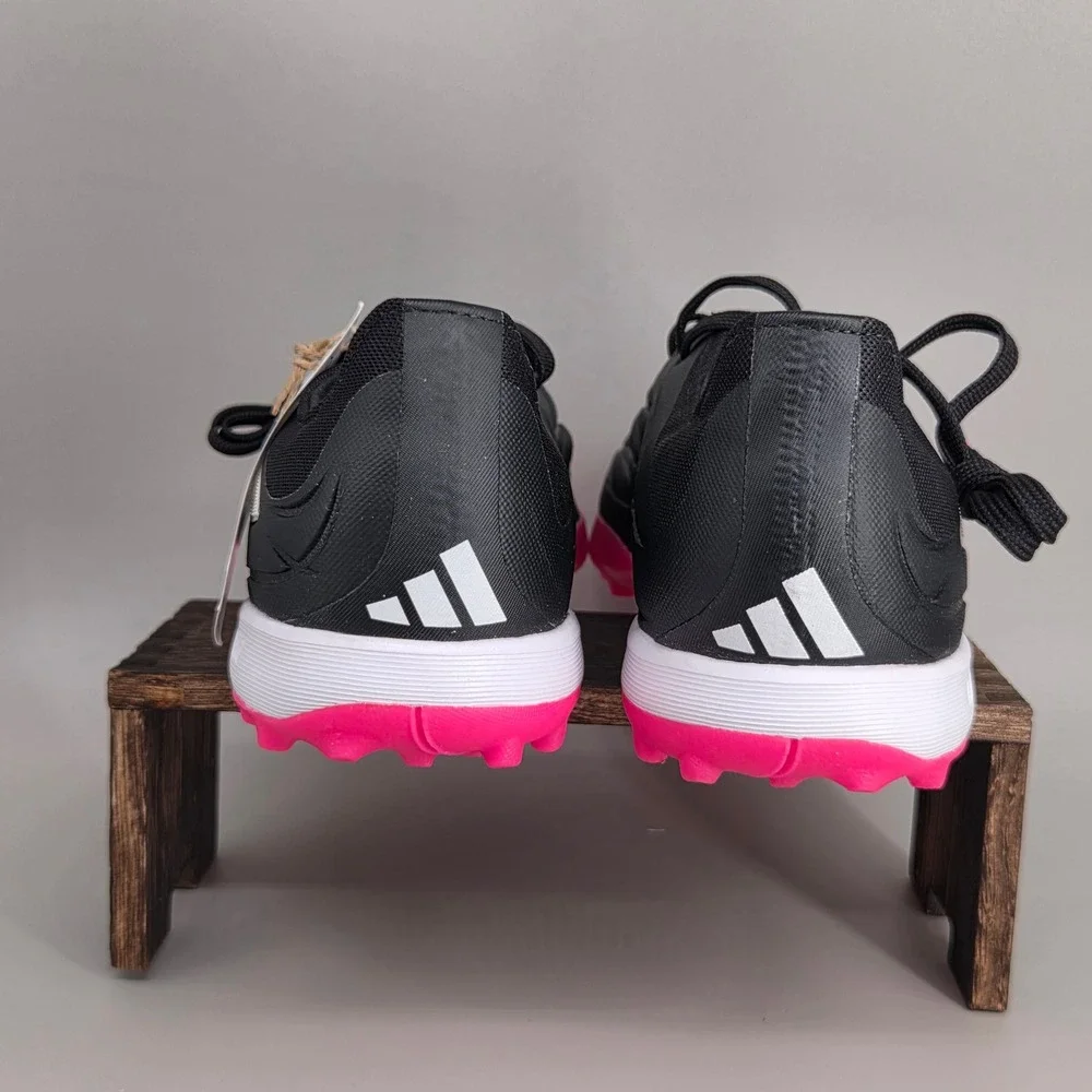 Adidas Copa Pure 1 TF Soccer Shoes Mens 8 Womens 9 Black Pink Turf Cleats NEW